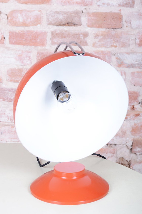 Lampada da tavolo Mid-Century originale, acciaio cromato, vernice, ceca, anni '70 – Lampade da tavolo (photo 12 of 13)