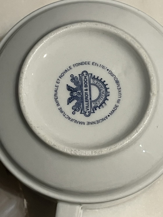 Image 1 of Set di 4 tazze e piattini Villeroy & Boch Septfontaines