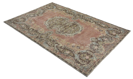 Tappeto turco vintage 270x165 cm – Tappeto in lana annodato a mano, morbido e neutro, con motivo a – Tappeti (photo 5 of 10)