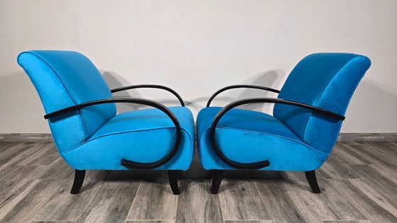 Image 1 of Set of Lounge Chairs by Jindrich Halabala