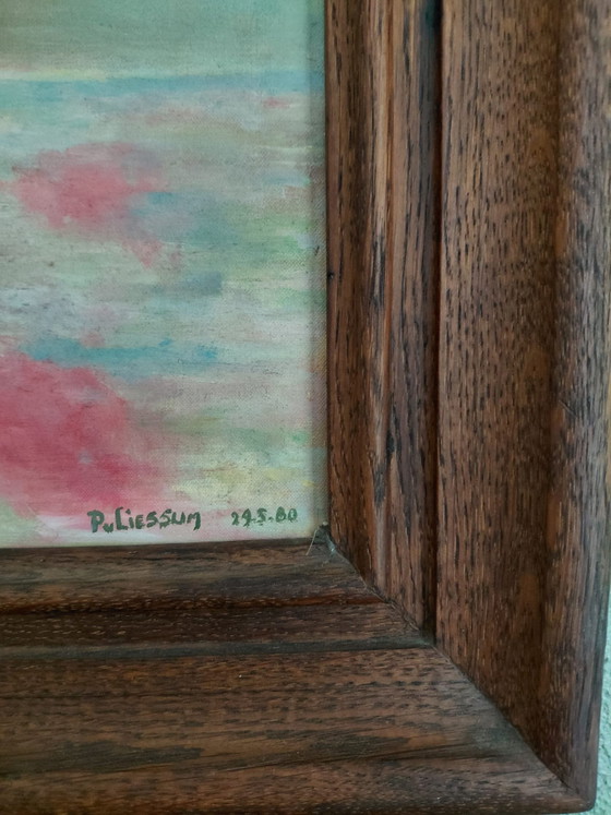 Image 1 of Vintage painting vase flowers from Lierssum