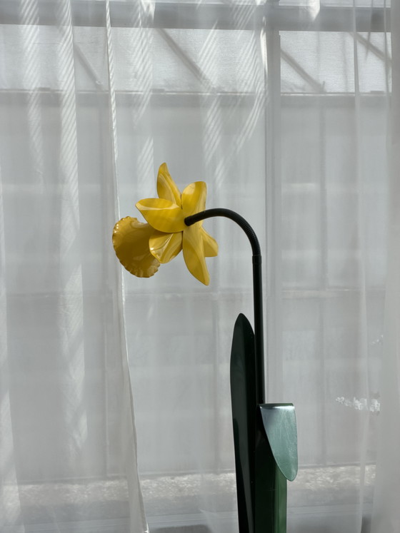Image 1 of Mike Bliss Daffodil Pop Art Collectible Floorlamp for Bliss Flights of Fancy, Ltd. from the early 80s