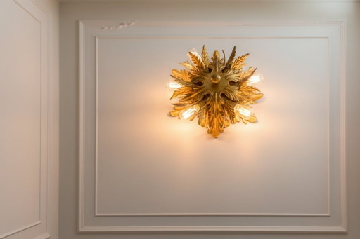 Banci Firenze gouden wandkandelaarlamp