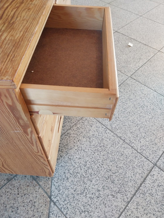 Image 1 of 1 x vintage Ikea IVAR Ladekastje op Wielen anni '80