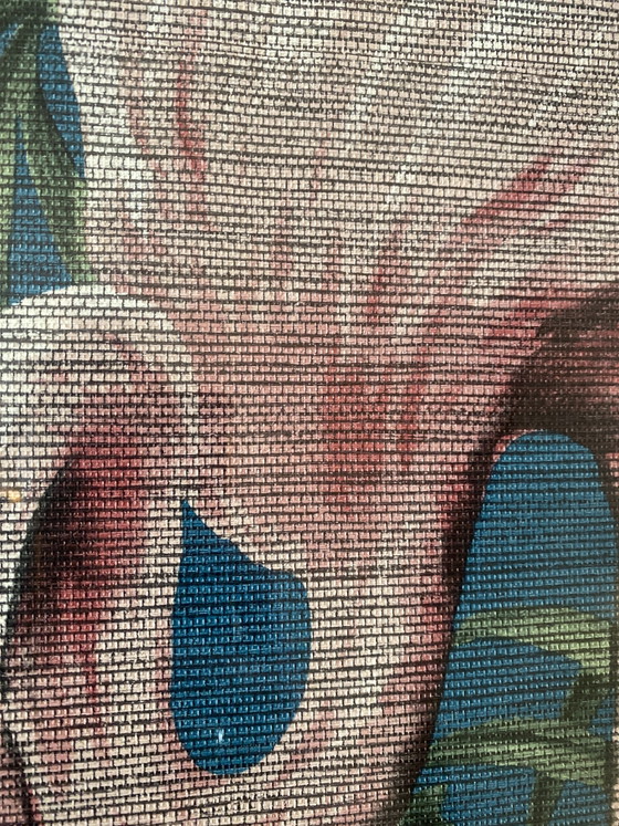 Wanddecoratie, Gewoven Prints (Arte Avalon) In Zware Volhouten Kaders – Textile, Wood (photo 6 of 6)