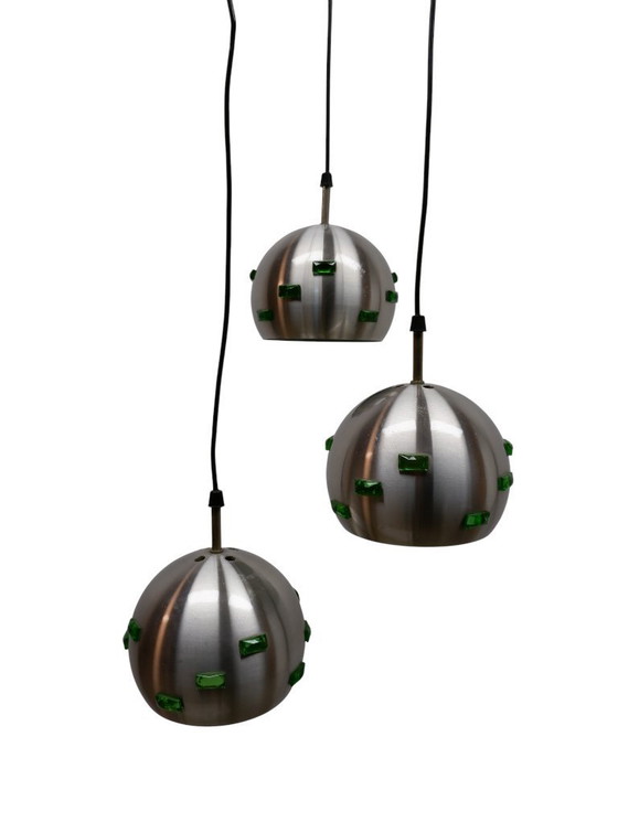 Image 1 of Lampada a sospensione a cascata Space Age, anni '70
