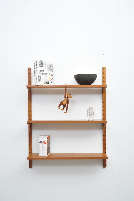 Étagère murale "Royal System" en teck de Poul Cadovius pour CADO (années 1950)