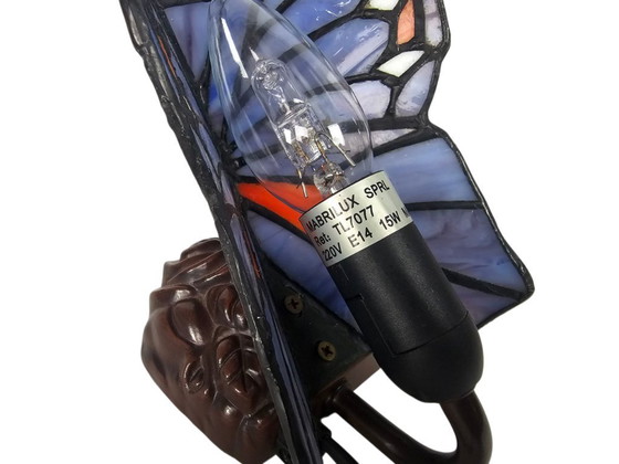 Image 1 of Mabrilux Lighting - 'Butterfly' - Tiffany style - ash and lead - bronze - 2000