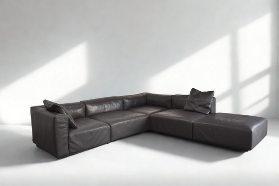 Bellissimo Walter Knoll EOOS Living Landscape 740 – Divani modulari, Legno, Pelle (photo 3 of 9)