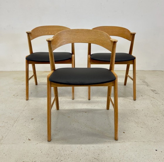 Image 1 of Sillas de comedor Kai Kristiansen Modelo 32, Korup Møbelfabrik.