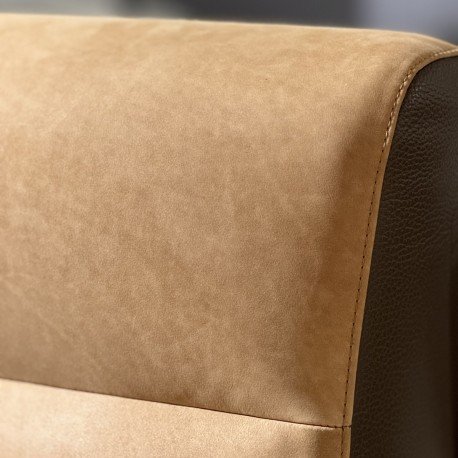 Poltrona Leolux Scylla con pouf