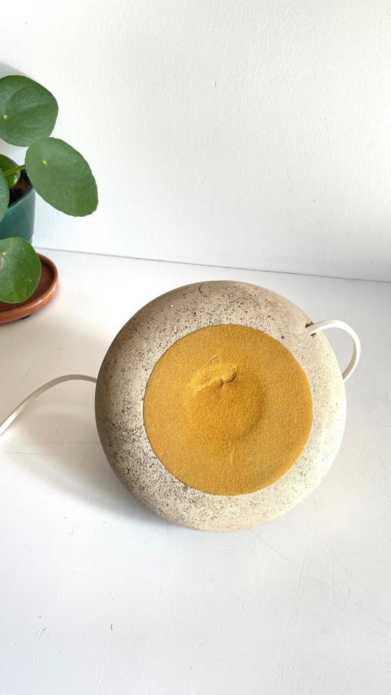 Image 1 of Vintage Natuurstenen Kiezel Lamp