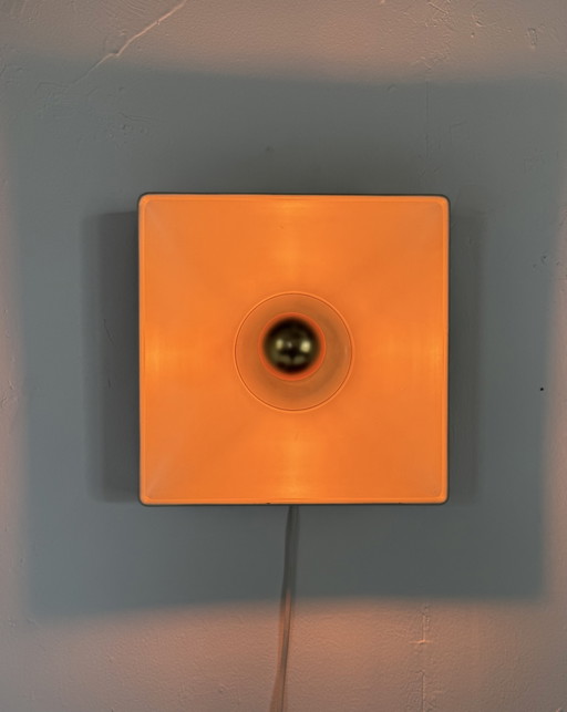 Vintage Space Age Wall Lamp, Sölken Leuchten '70 – wandlampen, Plastic, Metal