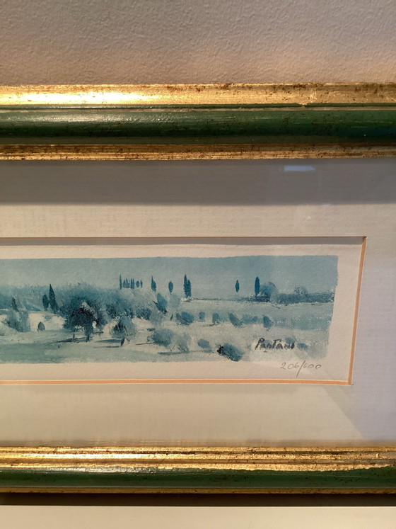 Massimo Pantani - Limited & Signed Serigraph “Toscana” – Art, Glass, Paper (photo 8 of 8)