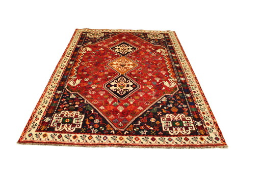 Origineel Perzisch Tapijt Nomadisch & Dorpskleed Shiraz 261 X 169 Cm Top Staat