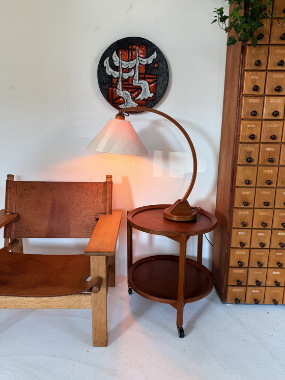 Image 1 of Vintage teak ‘Archea’ table lamp, Domus ‘70
