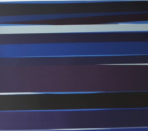 Philippe Morisson "Distances"- serigraph - edition of 175 - signed - (76 x 64 cm)