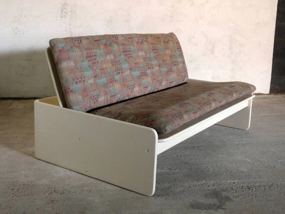 sofa by Erik Deforce for Hi-Plan, 1972 – 2 seaters, Wood, Space Age (photo 3 of 11)