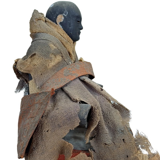 Antique Japanese Nichiren Daishonin - Meiji - circa – Sculpture, Wood, Textile (photo 21 of 25)