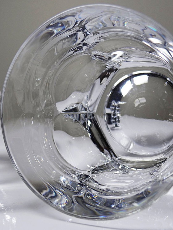 Image 1 of Paar elegante vintage Boheemse kristallen whiskyglazen