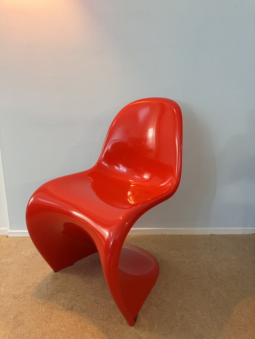 Panton Chair Classic - Vitra - hoogglans rood - origineel uit 2003