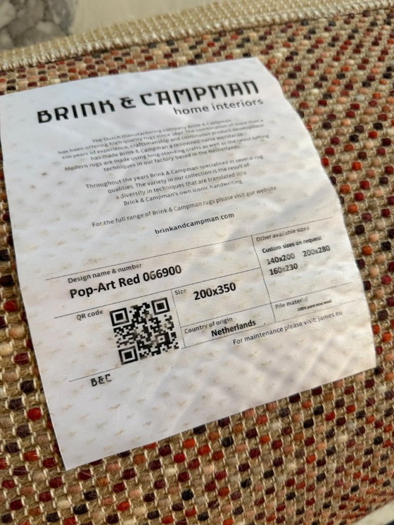 Image 1 of Brink en Campman Pop Art Tomato Red 066900