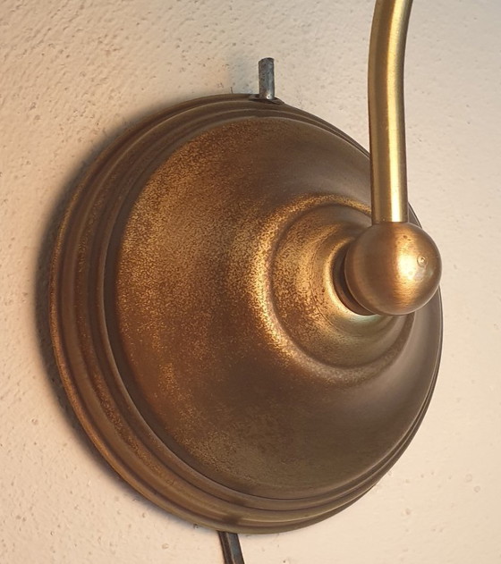 Image 1 of Art-Deco-Wandleuchte aus Opalglas