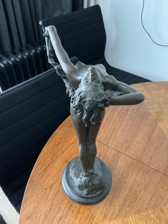 Image 1 of Beautiful bronze statue by Freymout "exceptionally beautiful" ART NUVEAU 1920