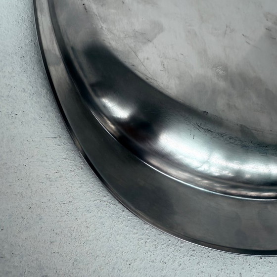 Image 1 of Vassoio Alessi in acciaio inox, piatto da portata L41cm