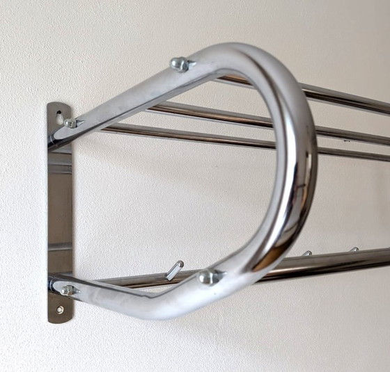Garderobenständer in Gispen, Bauhaus-Stil, Chrom – Kleiderständer, Chrome (photo 7 of 11)
