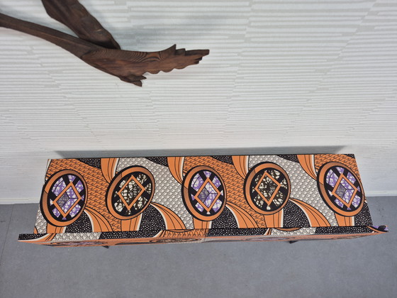 Image 1 of Sideboard on hairpin legs. Vintage (hall) cabinet, decoupage.