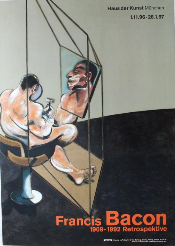 Image 1 of Francis BACON: manifesti originali di mostre - 1996 - (71 x 51 cm)