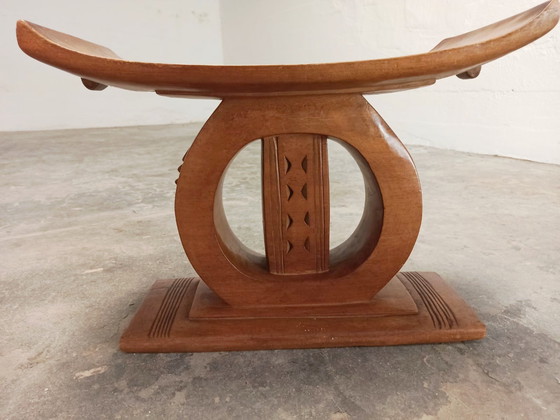 Image 1 of Sgabello Ashanti vintage, africano