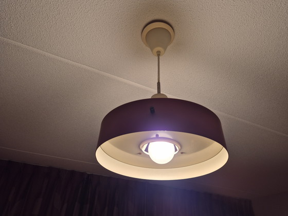 Lampe à suspension ANVIA Almelo OVNI. Design néerlandais des années 60 - Modèle 4017 - J. Hoogenvorst. (photo 3 of 5)