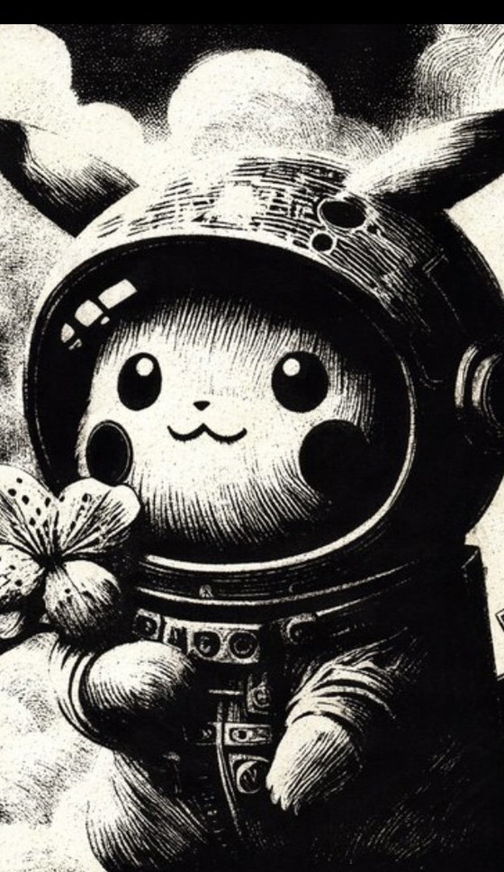 Image 1 of Pikachu (Pokémon) Stellar Spring-Artwork