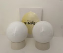 Lampade da soffitto vintage Corodex - Lampade da parete - Lampade a globo - Stile retrò anni '70/'80 - Set di 2