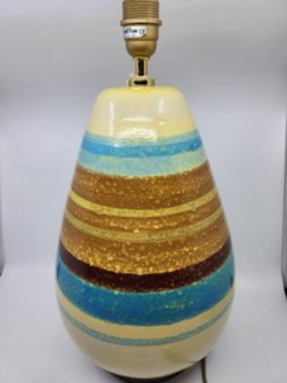 Image 1 of Hubert Olivier ceramic lamp, France, 1990