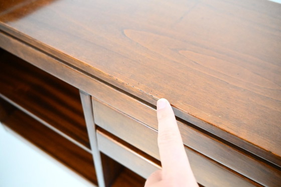 Italian Desk by Hans Von Klier for Skipper, 1970s – Leather, Wood (photo 15 of 15)