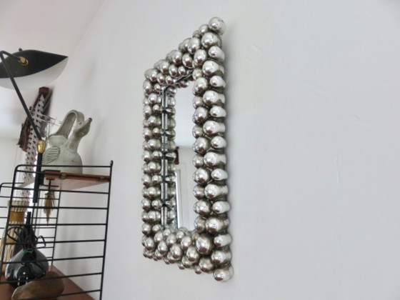 Image 1 of Miroir mural psychedelique dans le gout de Marcel Wanders, 90's