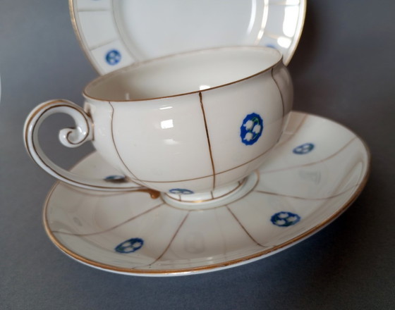 Image 1 of Raro juego de desayuno Art-Deco Dagobert Peche 'Parma' para Epiag/Pirkanhammer 1920