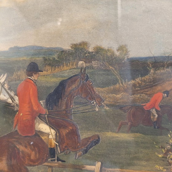 Image 1 of Engraving “Full cry”, J. Harris and William J. Shayer, 1864 - England