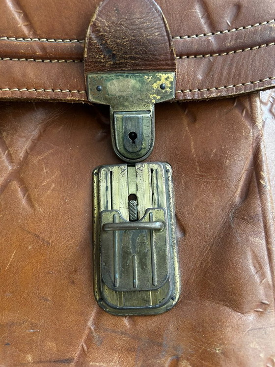 Image 1 of Sac en cuir, vintage, années 1960