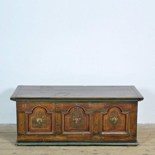 Folk Art Bridal Chest, 1826