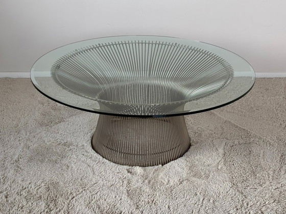 Wire Frame Coffee Table by Warren Platner for Knoll, 1960s – Glass, Metal (photo 7 of 11)