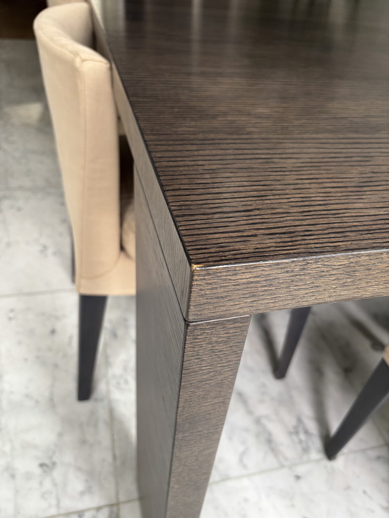 Image 1 of Maxalto dining table with matching Maxalto chairs (8)