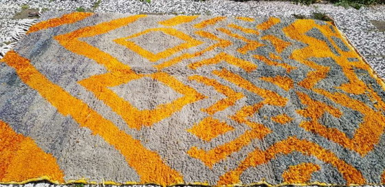 Image 1 of Hand-knotted Berber wool rug 243x160cm