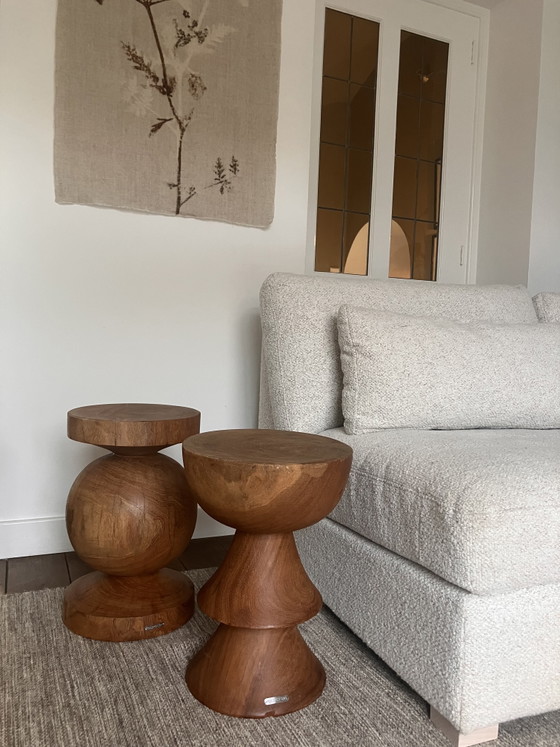 Pols Potten Skirt Stool / Side table Wood (photo 5 of 8)