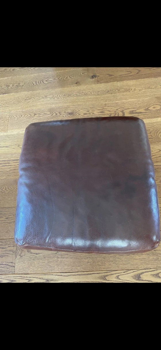 Image 1 of 2x fauteuils Molinari avec Poef Bruin