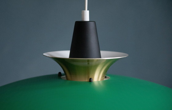 Image 1 of Unique Danish 1980's Roma Pendant Lamp By Junge