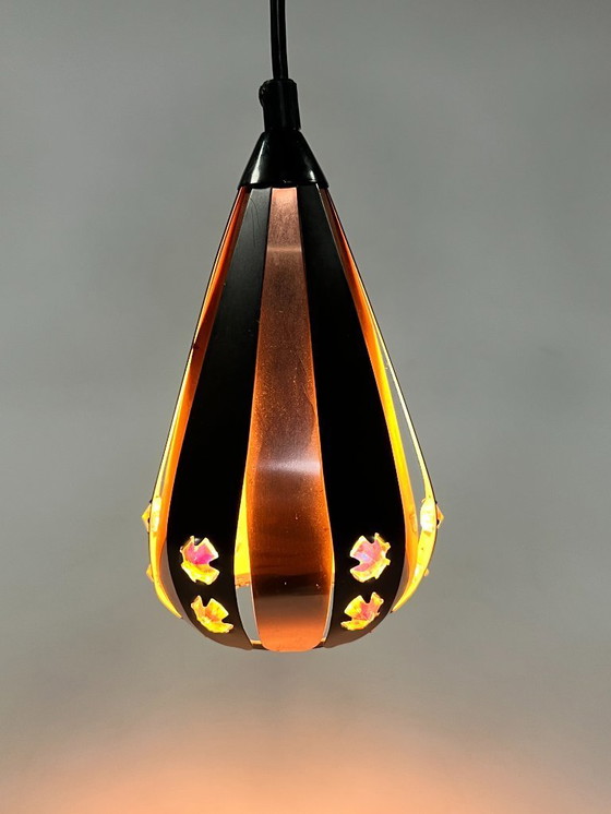Image 1 of intage Druppel Hanglampje, Werner Schou, 1960's Denemarken